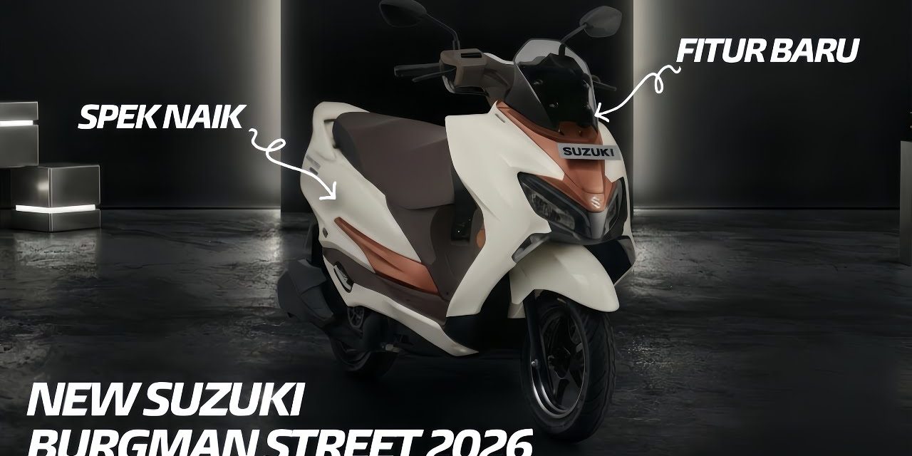 Desain Makin Sporty, Suzuki Burgman Street 125 Resmi Meluncur