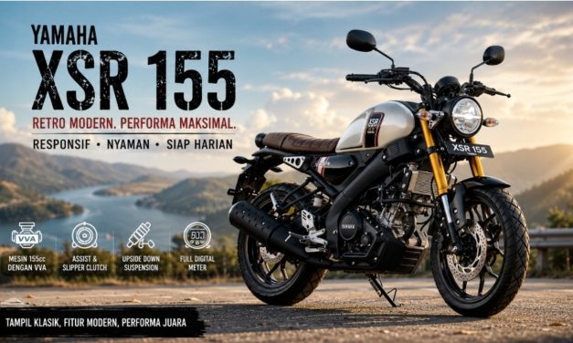 Yamaha XSR 155 Motor Bergaya Retro Dengan Teknologi Modern